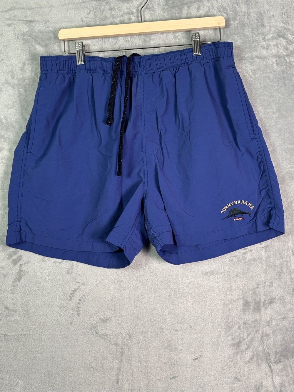 Tommy Bahama Blue Mesh Lined Swim Trunks Size Large